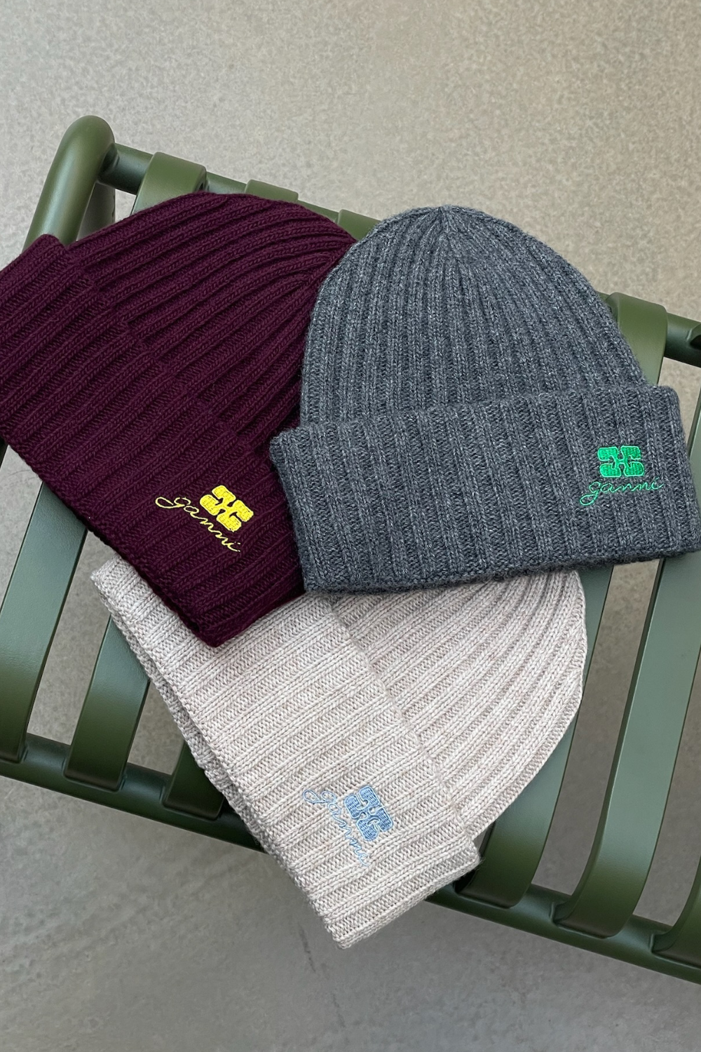 Core Future Wool Knit Bennie A6929 - Sand - GANNI