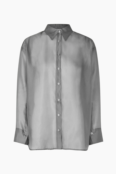 Cosmo Sheer Shirt - Dark Gull Grey - Oval Square