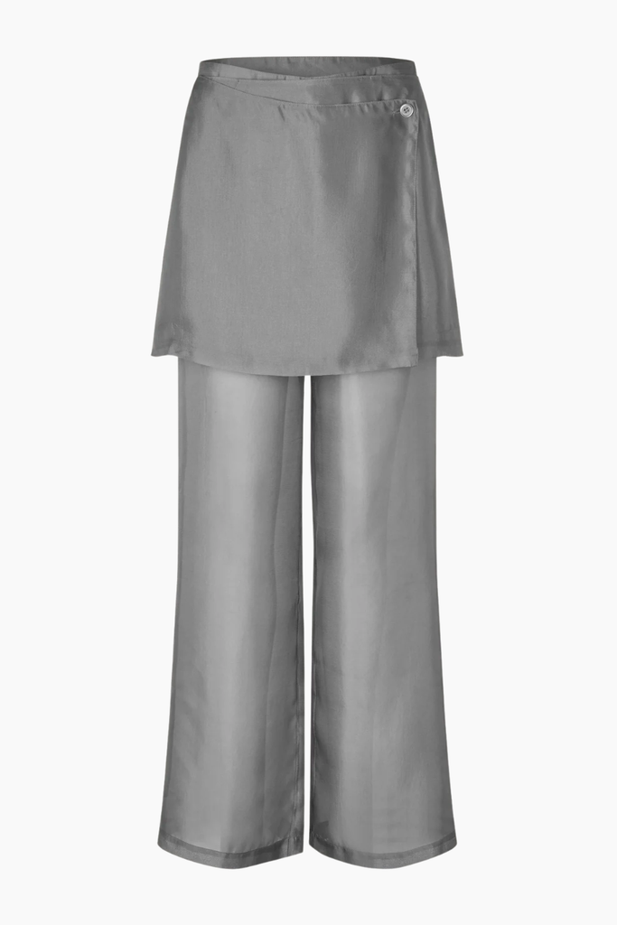Cosmo Sheer Trousers  - Dark gull Grey - Oval Square