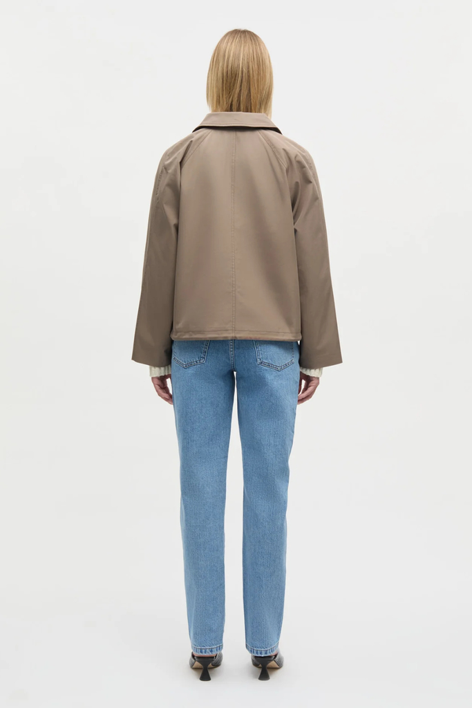 Cotton Pol Delish Jacket - Walnut - Mads Nørgaard