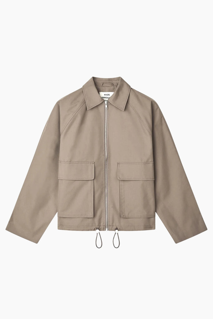 Cotton Pol Delish Jacket - Walnut - Mads Nørgaard