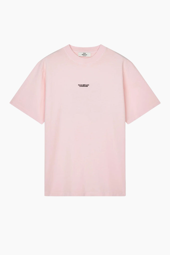 Cotton Jersey Dassel Tee - Icy Pink - Mads Nørgaard