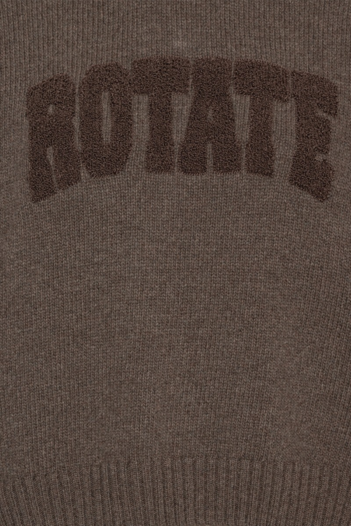 Crewneck Sweater - Cocoa Brown - ROTATE