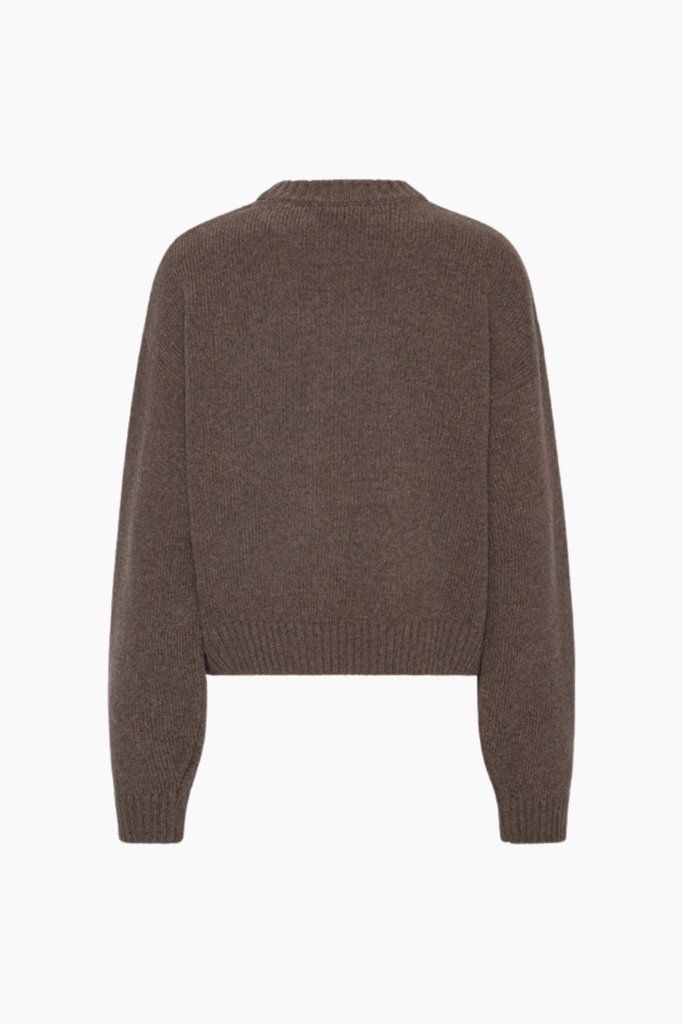 Crewneck Sweater - Cocoa Brown - ROTATE