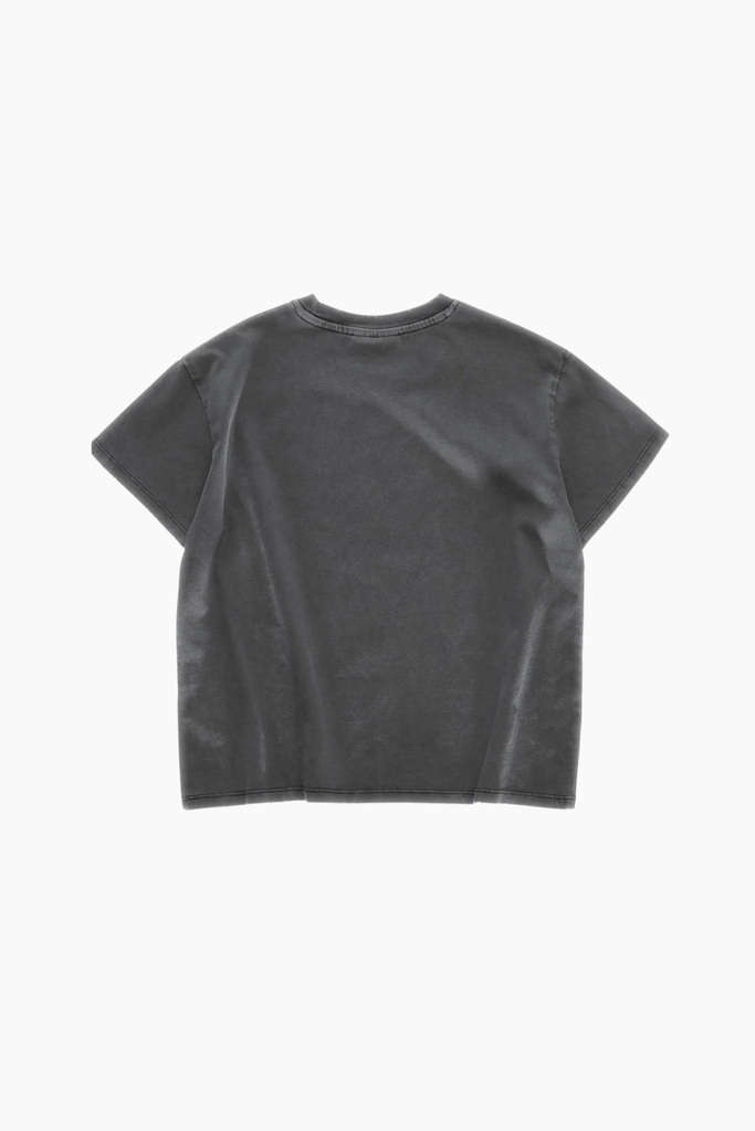 Cropped Women's Tee - Stone Black - Bareen