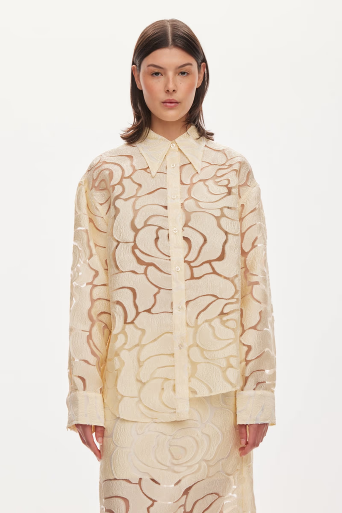 Cuba Shirt - Butter - Oval Square