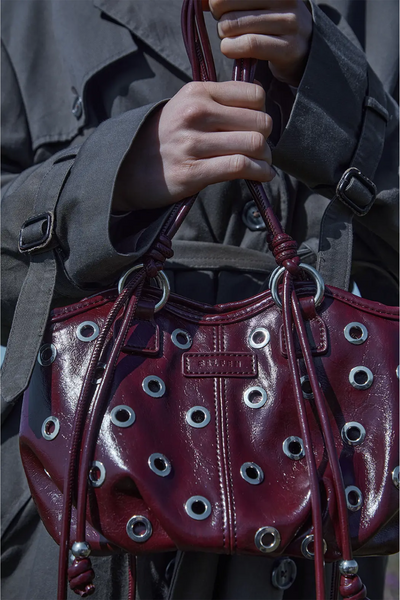 Daphne Bag - Cabernet - Silfen Studio-4