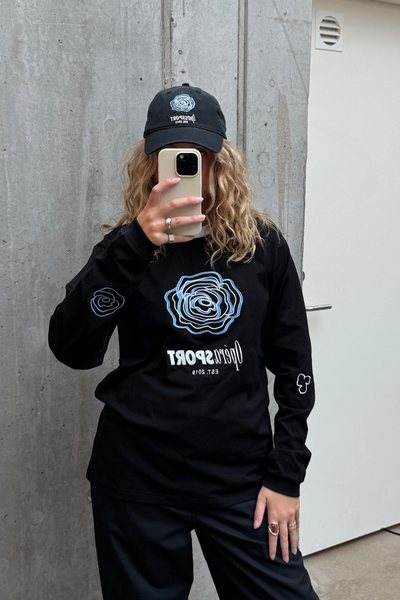 David Unisex LS T-shirt - Black - OpéraSPORT