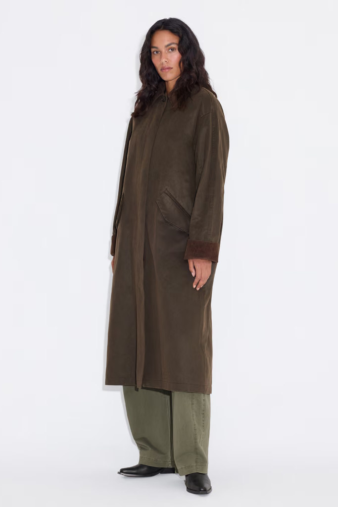 Debbi Coat - Brown - Holzweiler