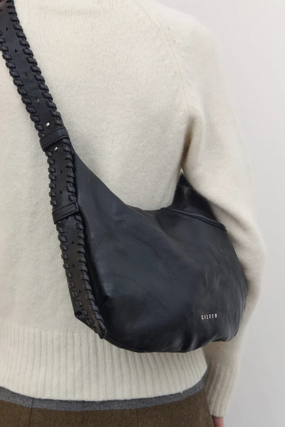 Debbie Shoulder Bag - Black - Silfen Studio