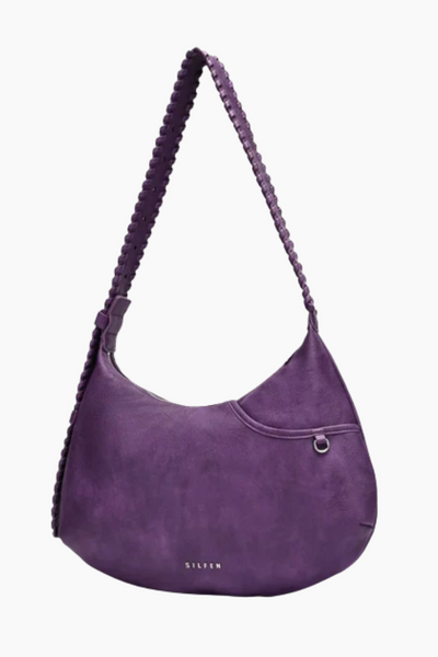 Debbie Shoulder Bag - Plum - Silfen Studio