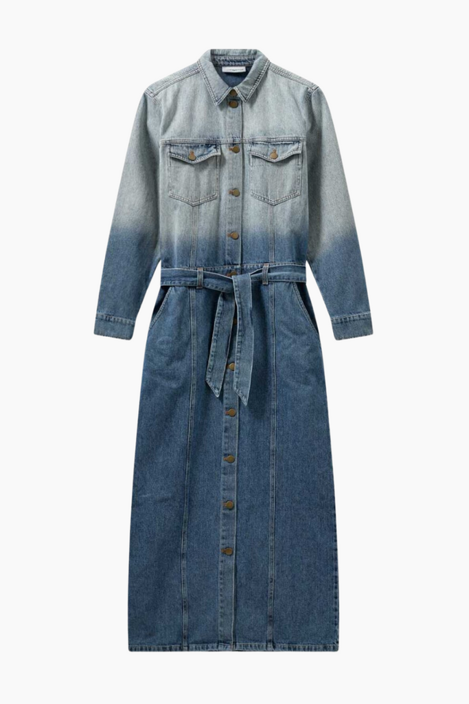 Dip Dye Dress - Dip Dyed Denim - H2O Fagerholt
