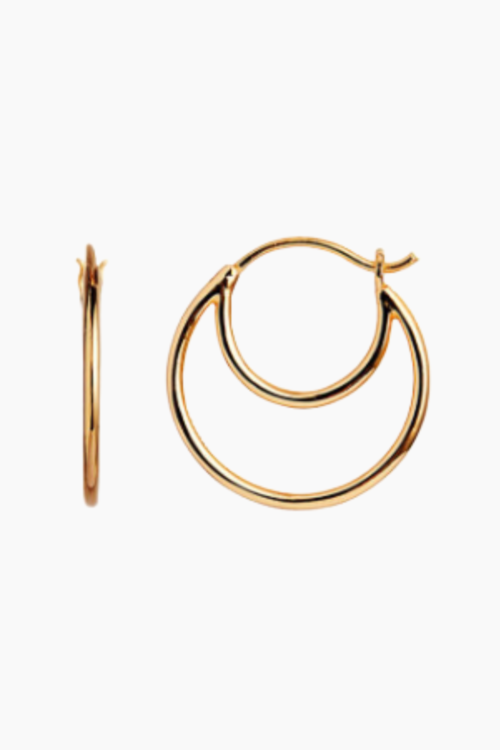 Double Creol Grande Earring - Gold - Stine A