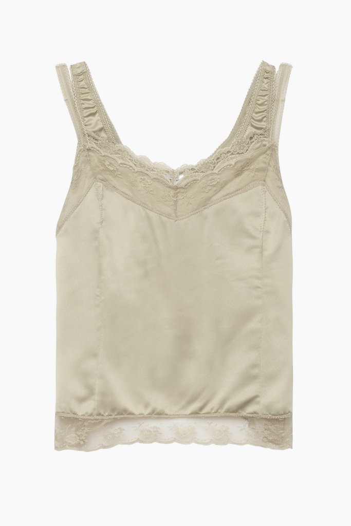 Double Lace Top - Grey Putty - H2O Fagerholt