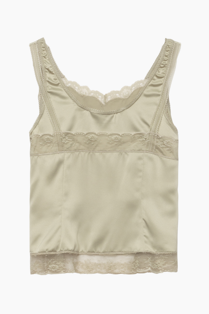 Double Lace Top - Grey Putty - H2O Fagerholt