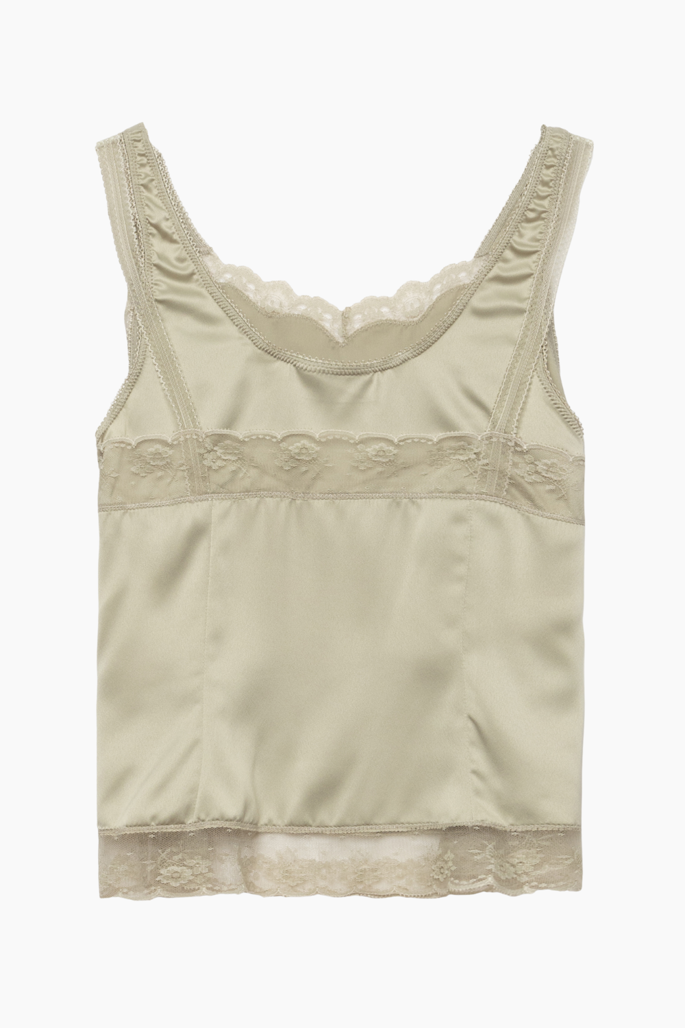 Double Lace Top - Grey Putty - H2O Fagerholt