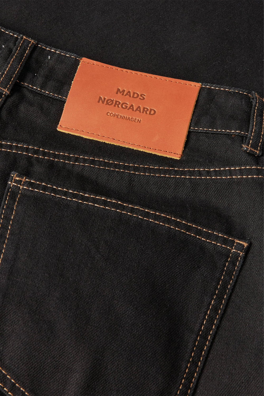 Dyed Denim Robyn Shorts - Black - Mads Nørgaard-3