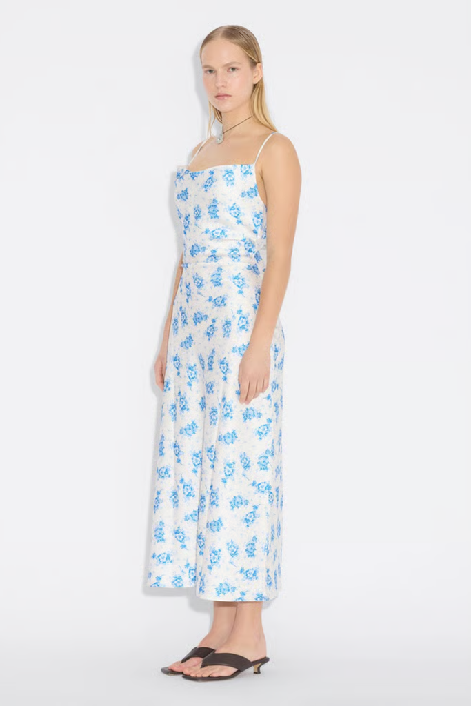 Eila Print Dress - Ecru Mix - Holzweiler