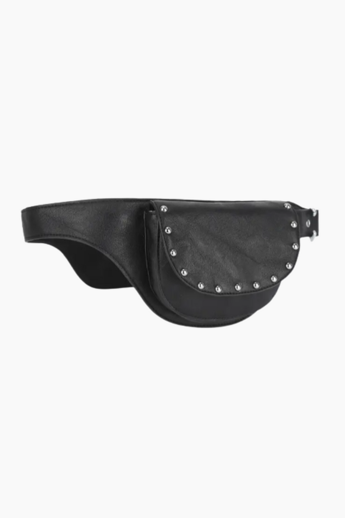Eliza Belt Studded - Black - Silfen Studio