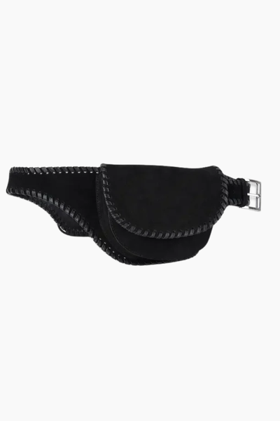 Eliza Braided Belt - Black - Silfen Studio