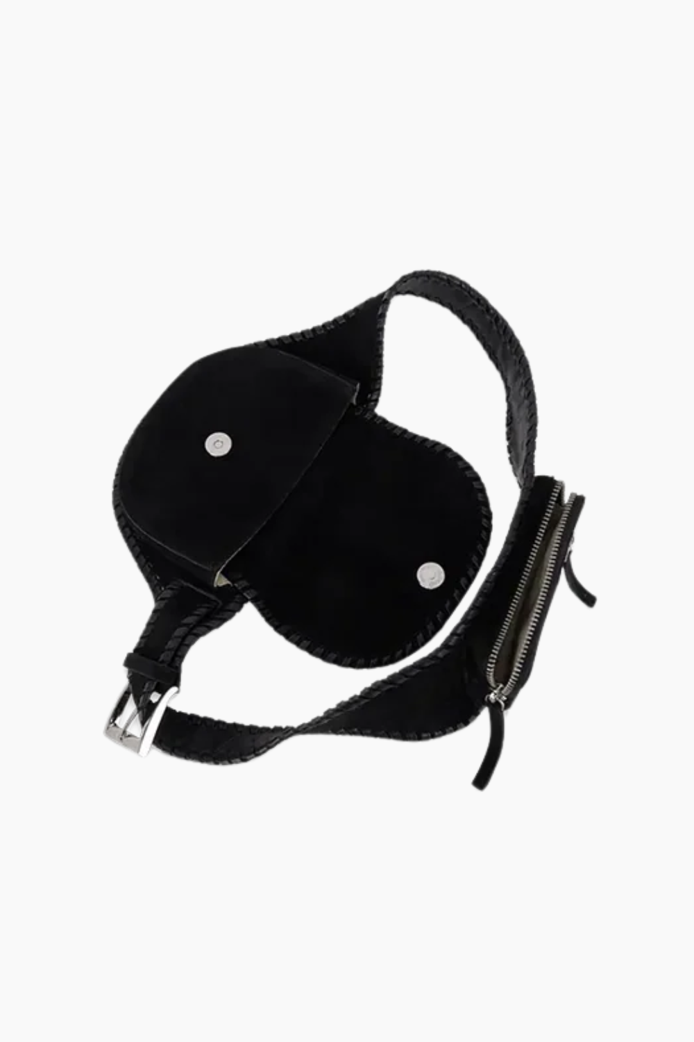 Eliza Braided Belt - Black - Silfen Studio