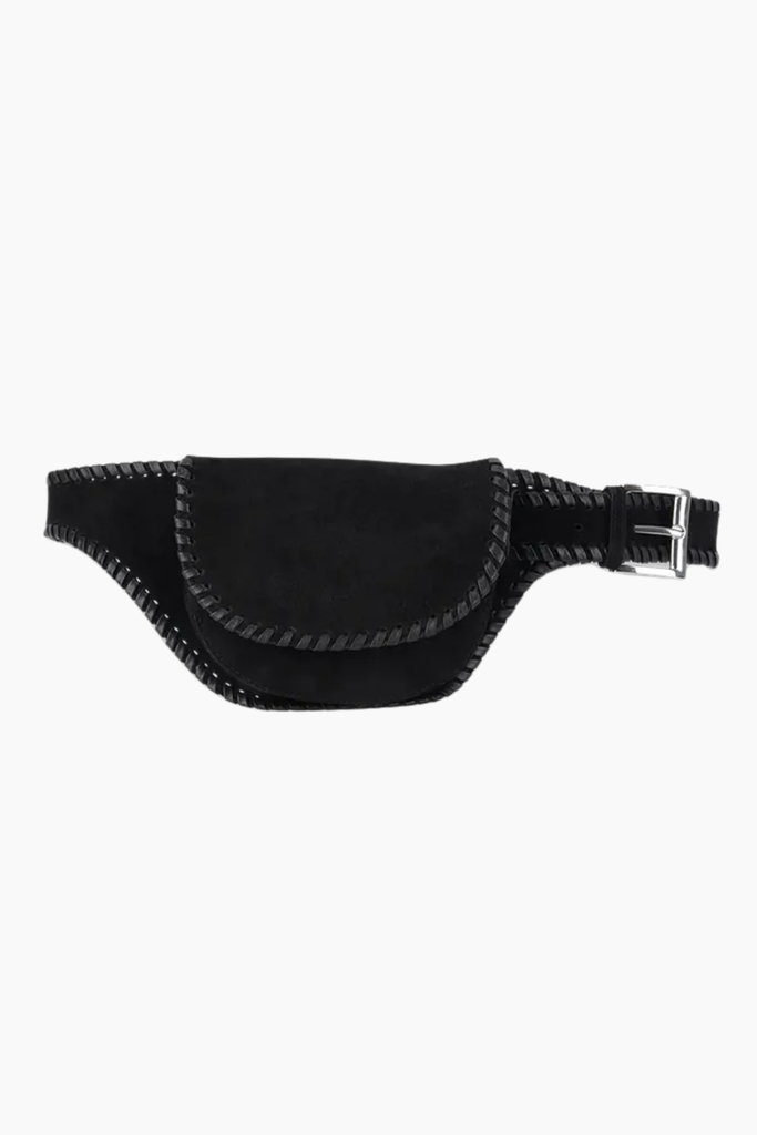 Eliza Braided Belt - Black - Silfen Studio