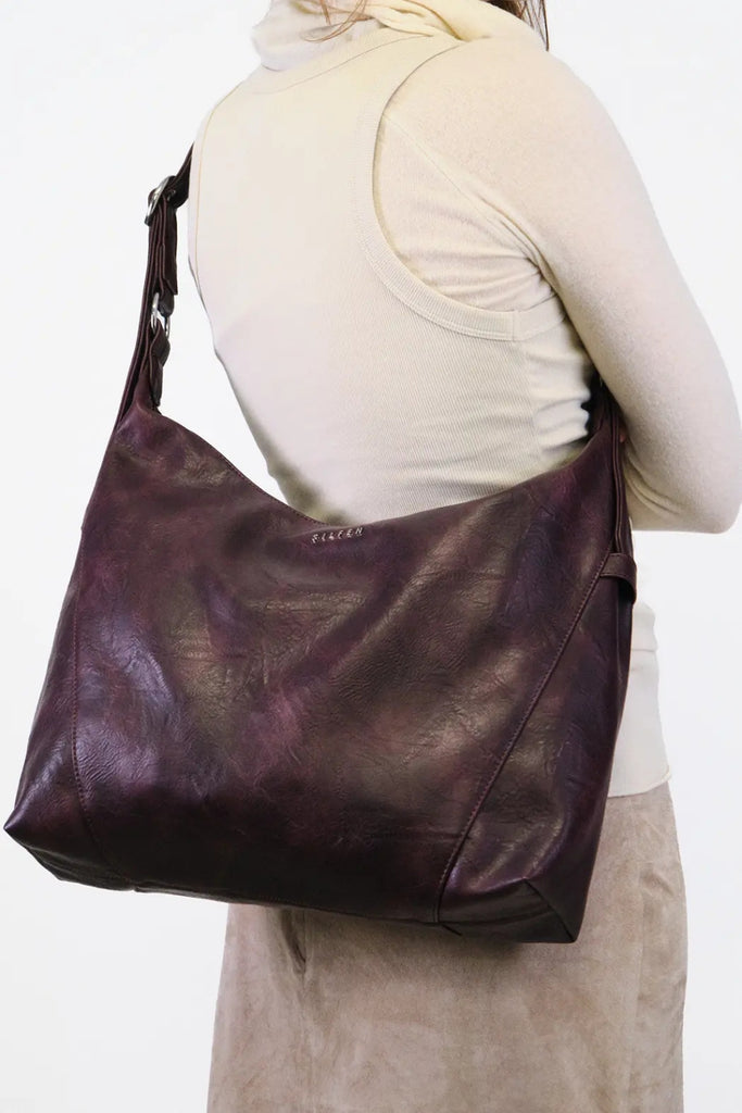 Ellie Crossbody Bag - Plum - Silfen Studio