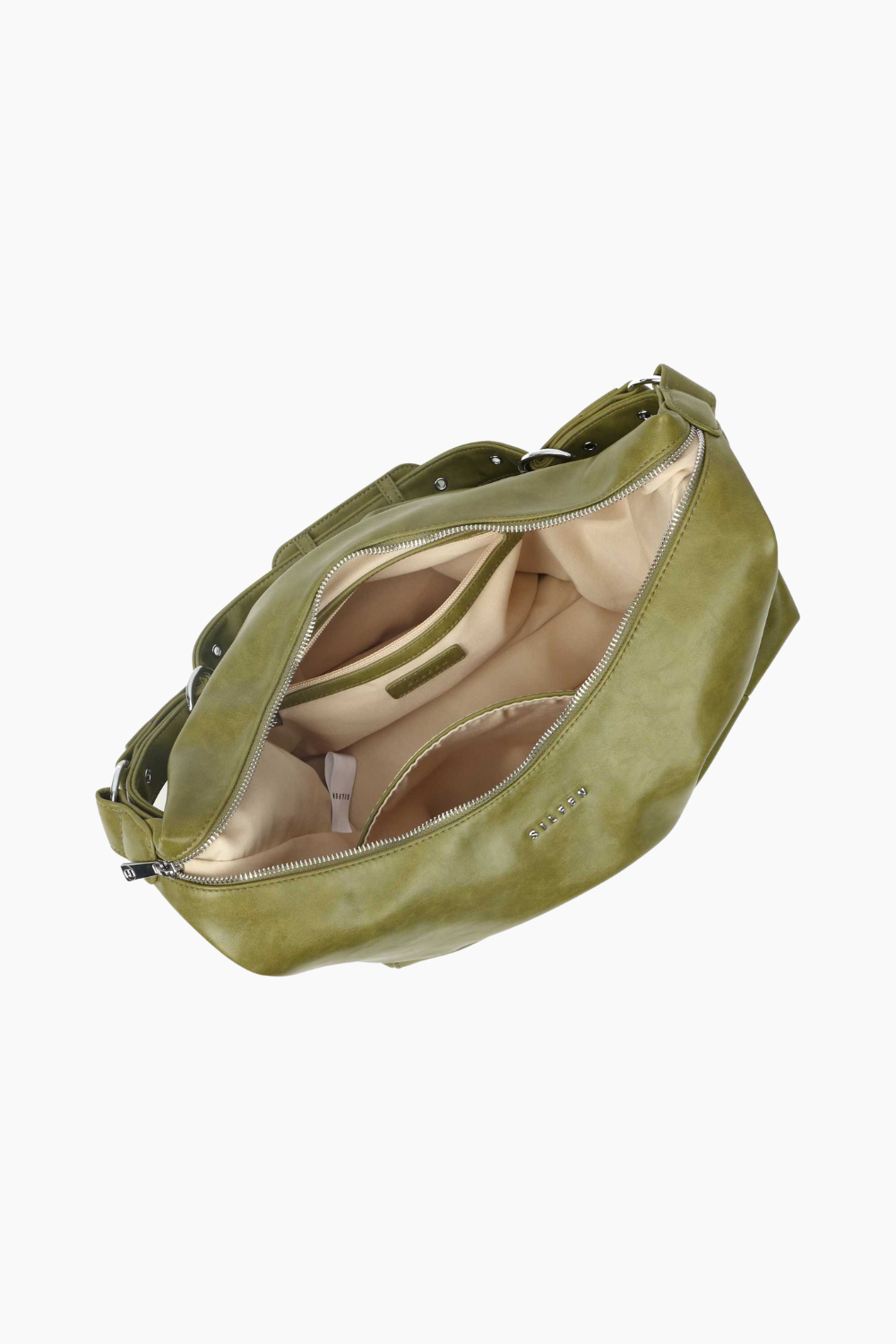 Ellie Crossbody Bag - Moss Green - Silfen Studio-4