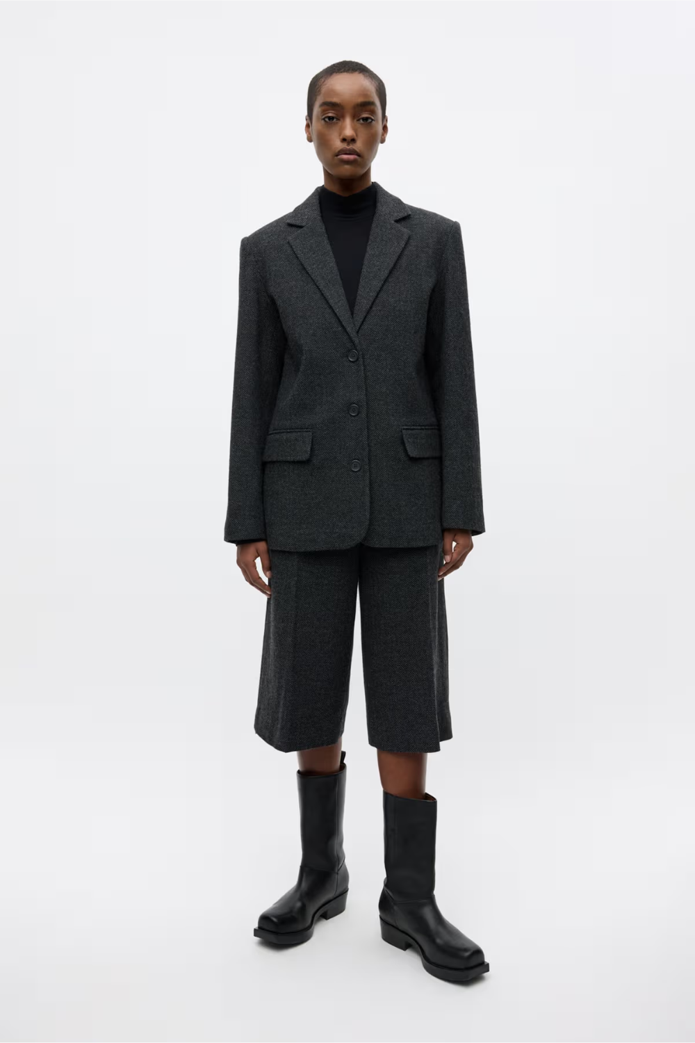 Enarizona Shorts 7285 - Dark Grey Mel - Envii-5