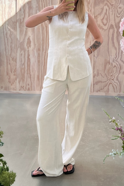 Enatenna Pants 7247 - Light Sand Mel - Envii