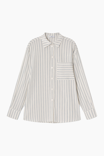 Encala Shirt 7025 - Blue/Cream Strip - Envii