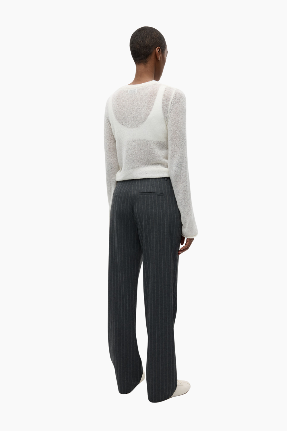 Enkafir Pants 7232 - Melange Stripe - Envii-5