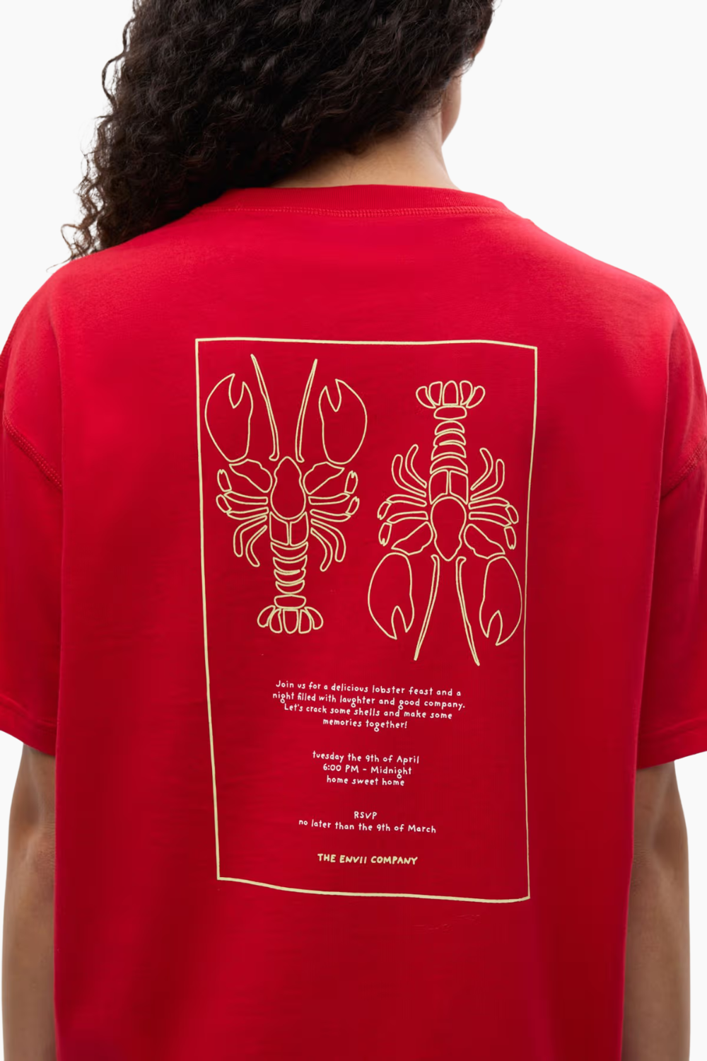 Enkulla SS Tee 5310 - Salsa Lobster - Envii-1