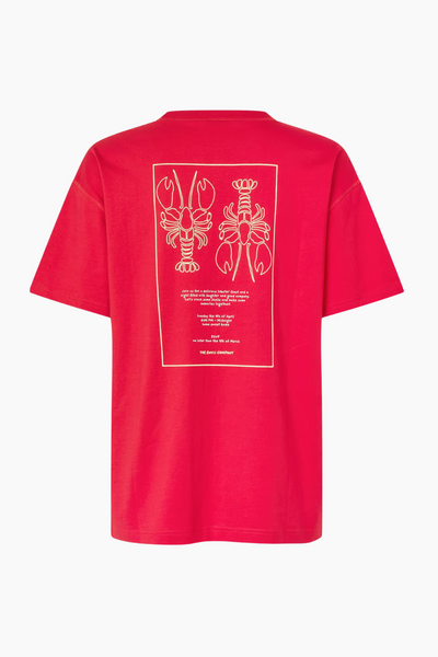 Enkulla SS Tee 5310 - Salsa Lobster - Envii-3