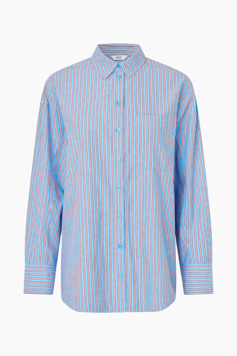 Enwebster LS Shirt ST 7119 - Cabernet Stripe - Envii