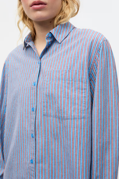 Enwebster LS Shirt ST 7119 - Cabernet Stripe - Envii