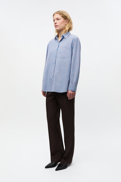 Enwebster LS Shirt ST 7119 - Cabernet Stripe - Envii