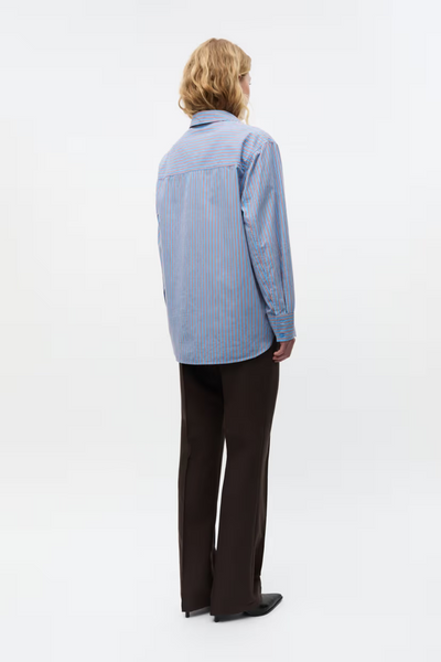 Enwebster LS Shirt ST 7119 - Cabernet Stripe - Envii