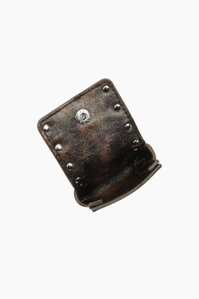 Esme Airpod Case - Brown Cracked - Silfen Studio