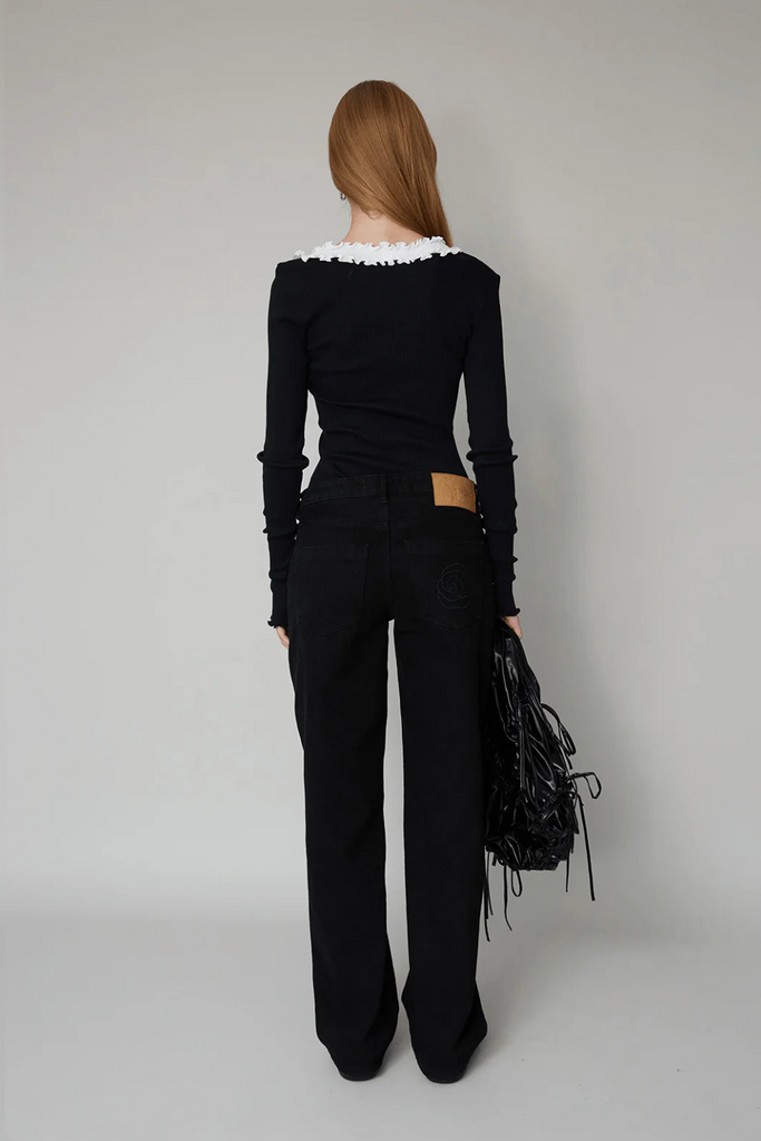 Evita Seamless Top - Black - OpéraSPORT