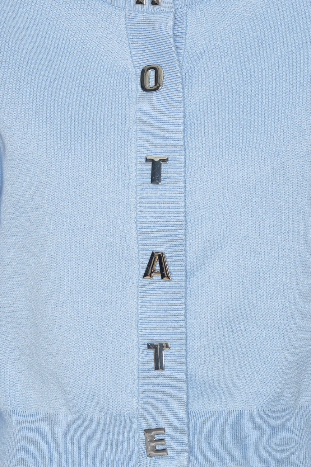 Firm Knit Cardigan - Hydrangea (Blue) - Rotate