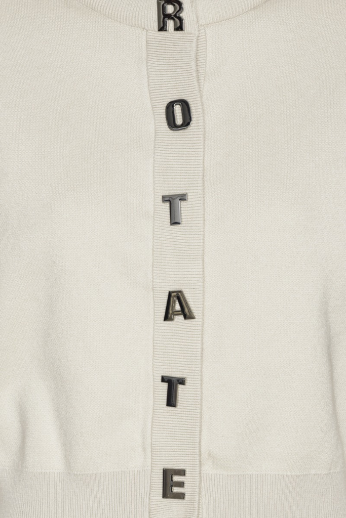 Firm Knit Cardigan - Wind Chime Grey - ROTATE