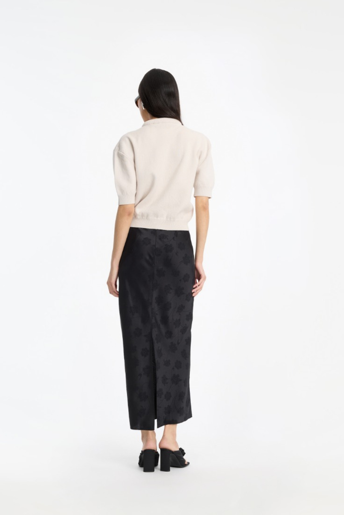 Firm Knit SS Cardigan - Wind Chime Grey - ROTATE
