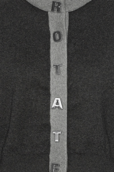 Firm Knit Cardigan - Phantom Comb - ROTATE