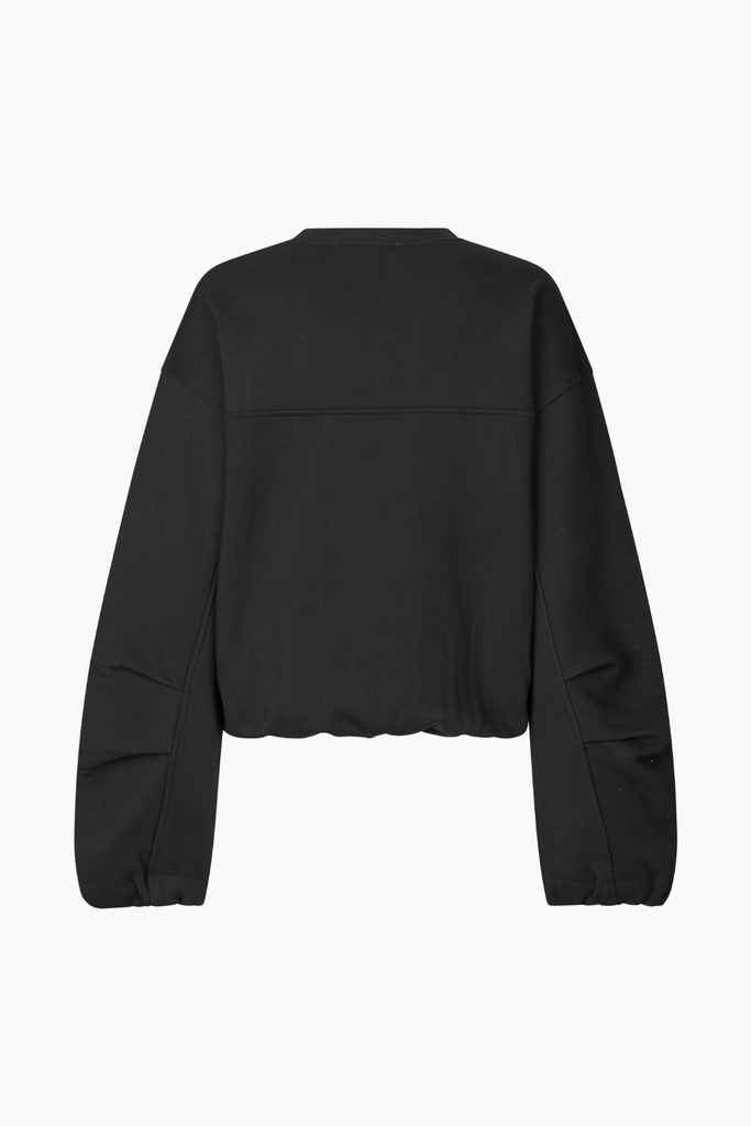 First Crewneck Sweat - Black Stone - Oval Square