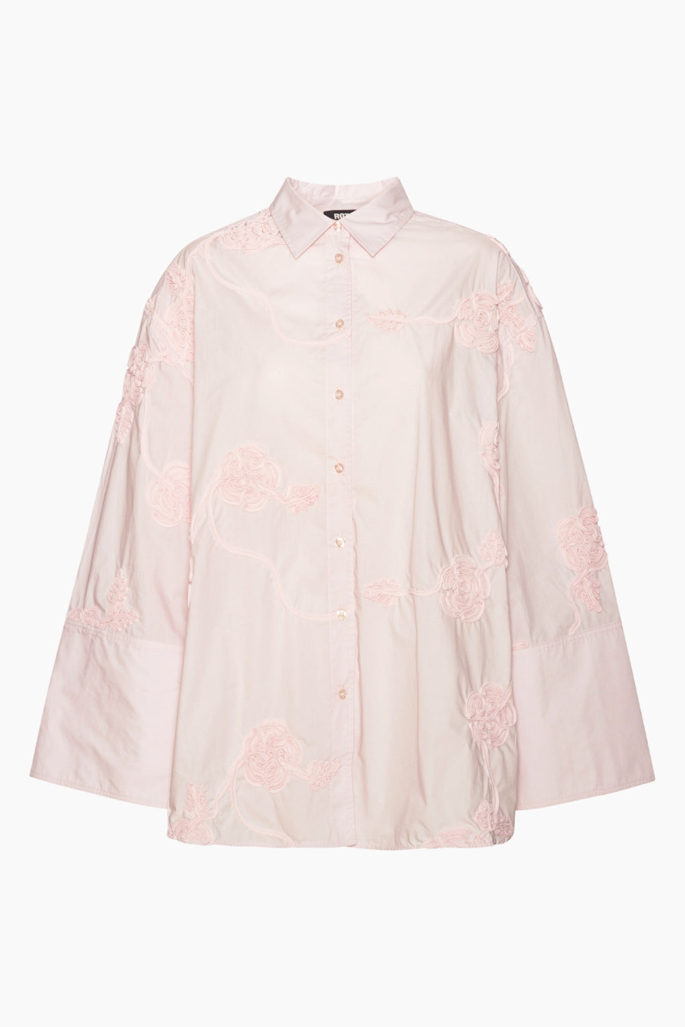 Flower Oversized Shirt - Orchid Ice - Rotate
