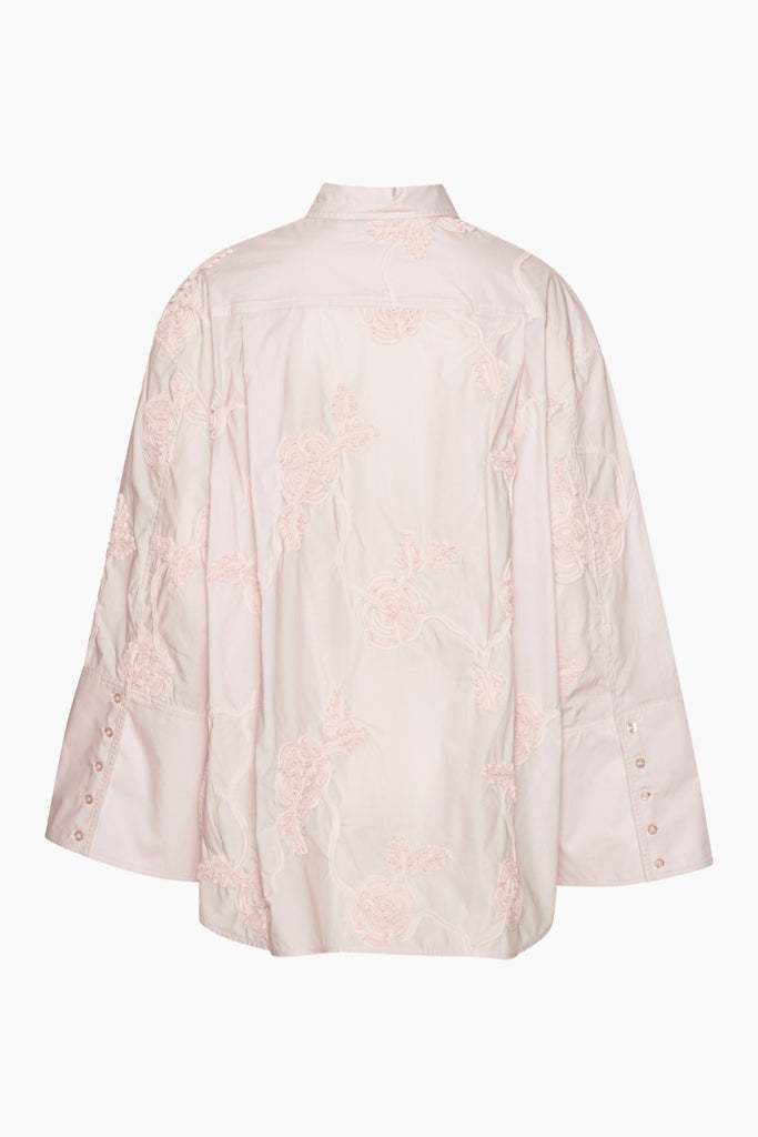 Flower Oversized Shirt - Orchid Ice - Rotate