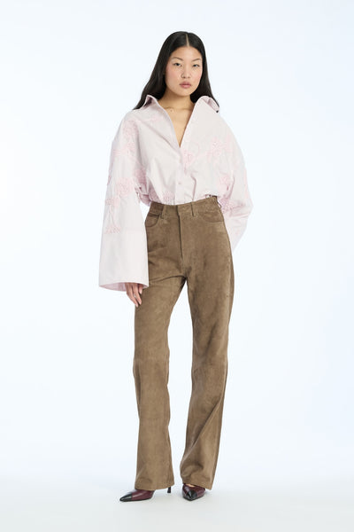 Flower Oversized Shirt - Orchid Ice - Rotate