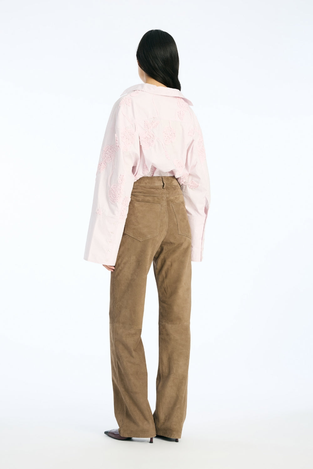 Flower Oversized Shirt - Orchid Ice - Rotate
