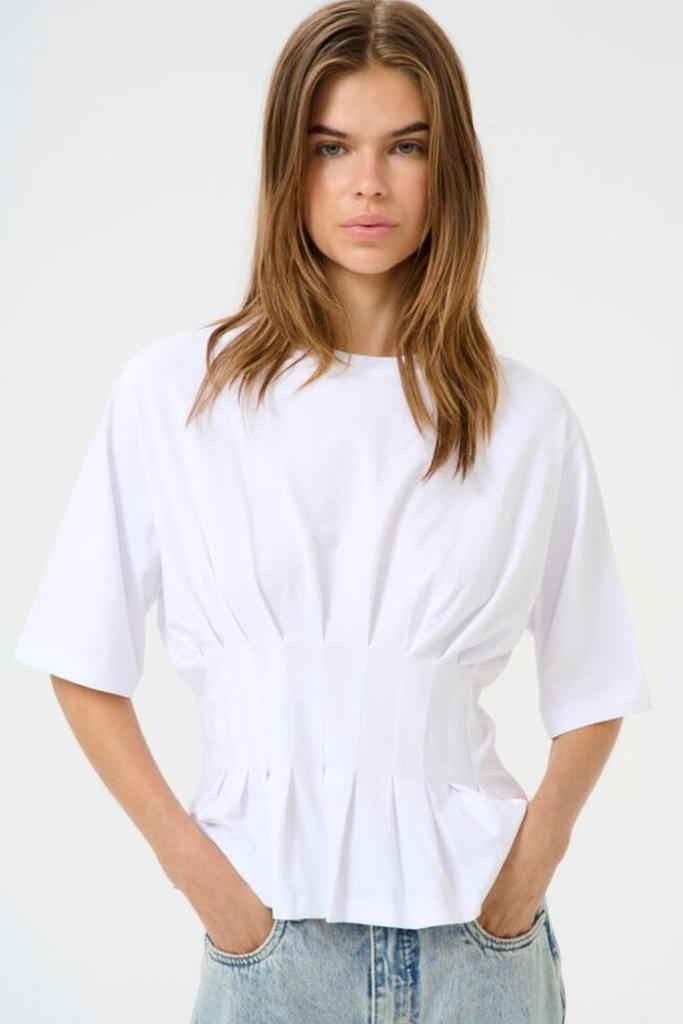 GZInez Tee - Bright White - Gestuz